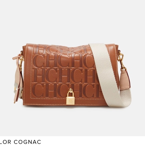 Carolina Herrera Handbags - As new!! Authentic Carolina Herrera Andy Locked Crossbody bag.